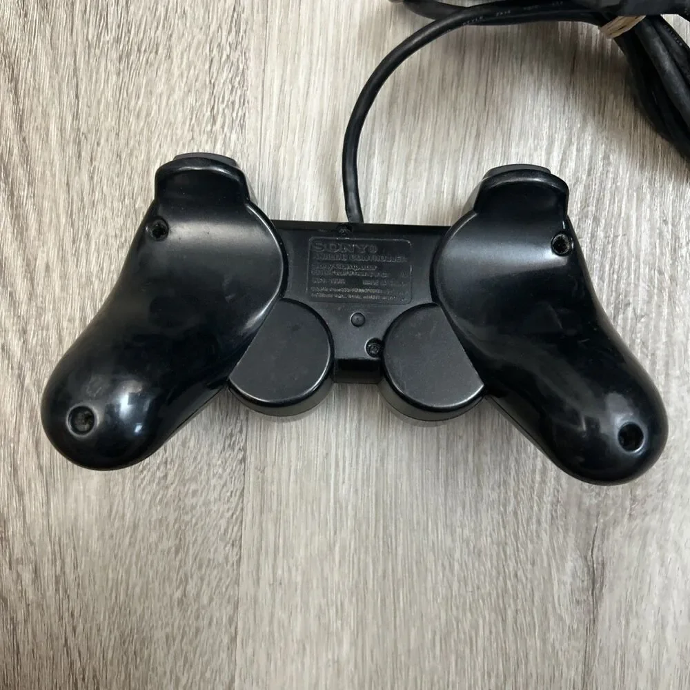 Sony PlayStation 2 DualShock 2 Controller Wired SCPH-10010 Black OEM Tested READ